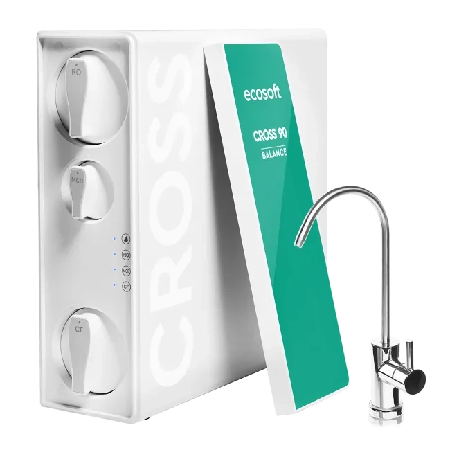 Filtre à osmose inverse à flux direct Ecosoft CROSS 90 Balance – Image 2