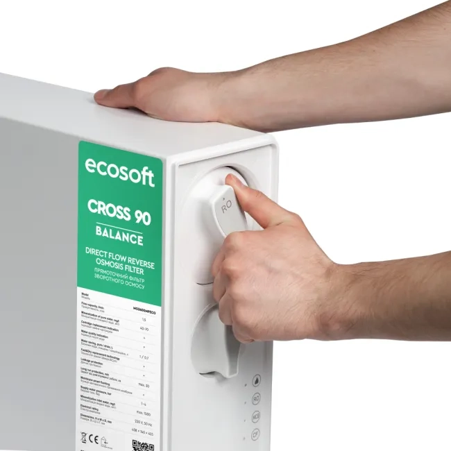 Filtre à osmose inverse à flux direct Ecosoft CROSS 90 Balance – Image 4